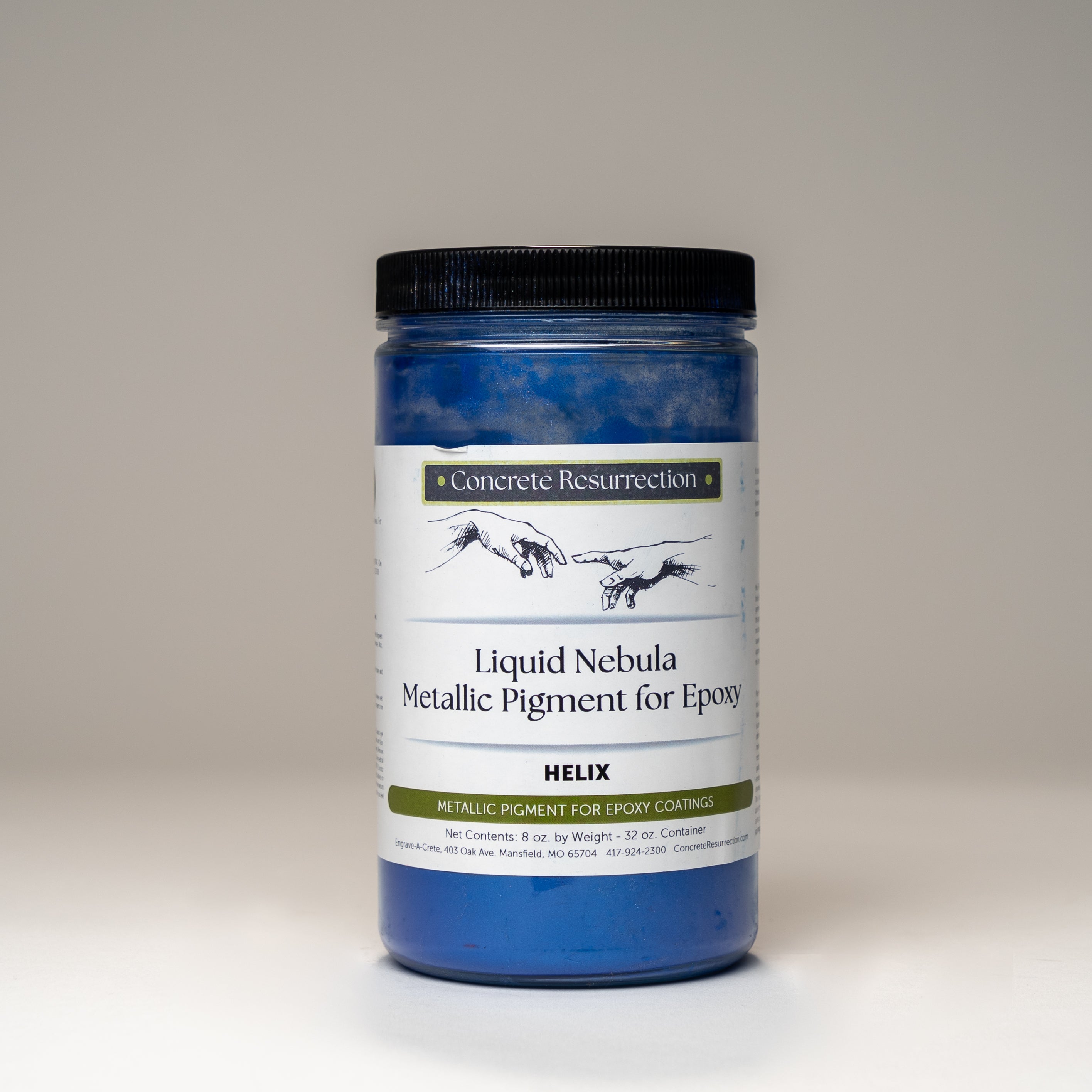 Liquid Nebula Metallic Epoxy Pigment for 3 Gallon KIt