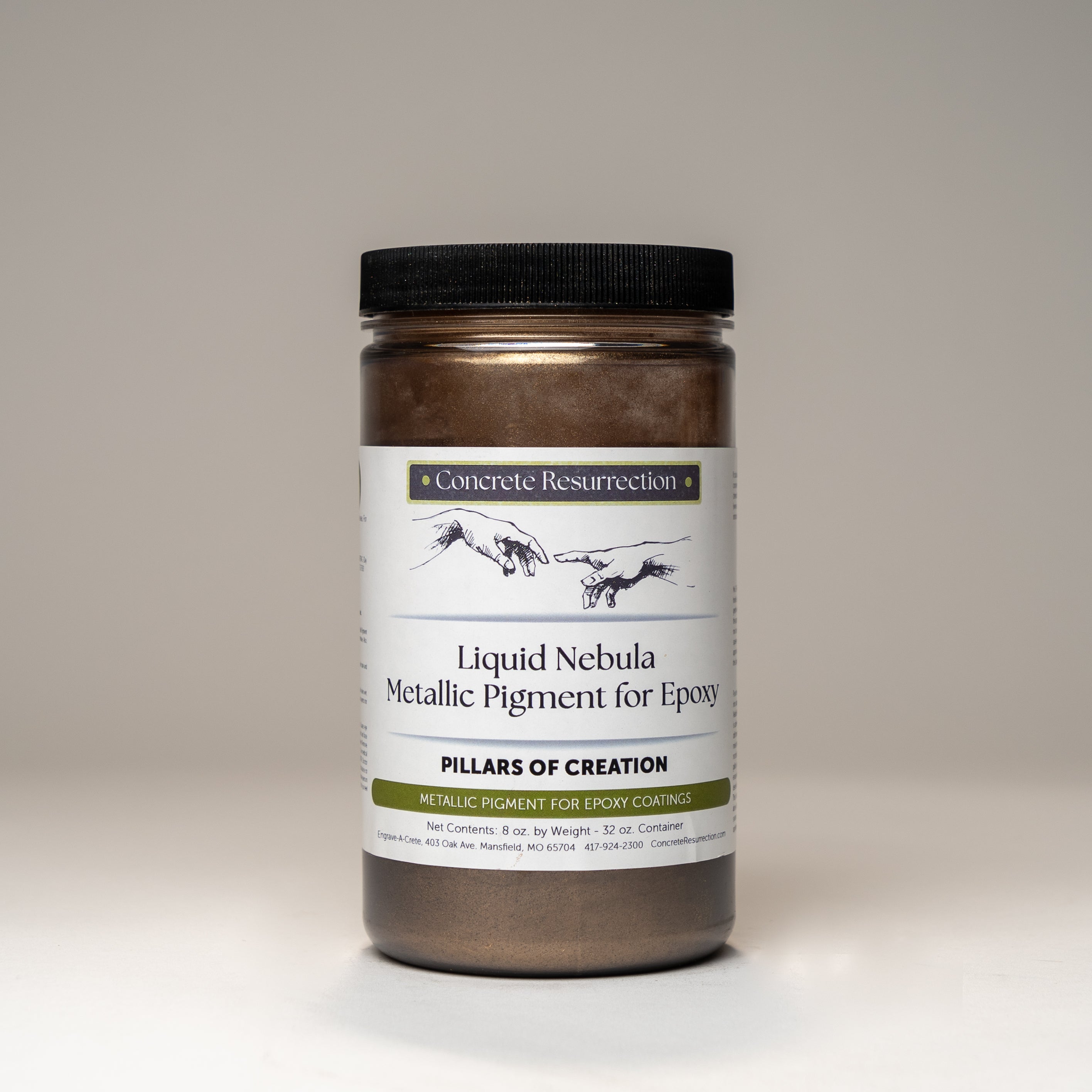 Liquid Nebula Metallic Epoxy Pigment for 3 Gallon KIt