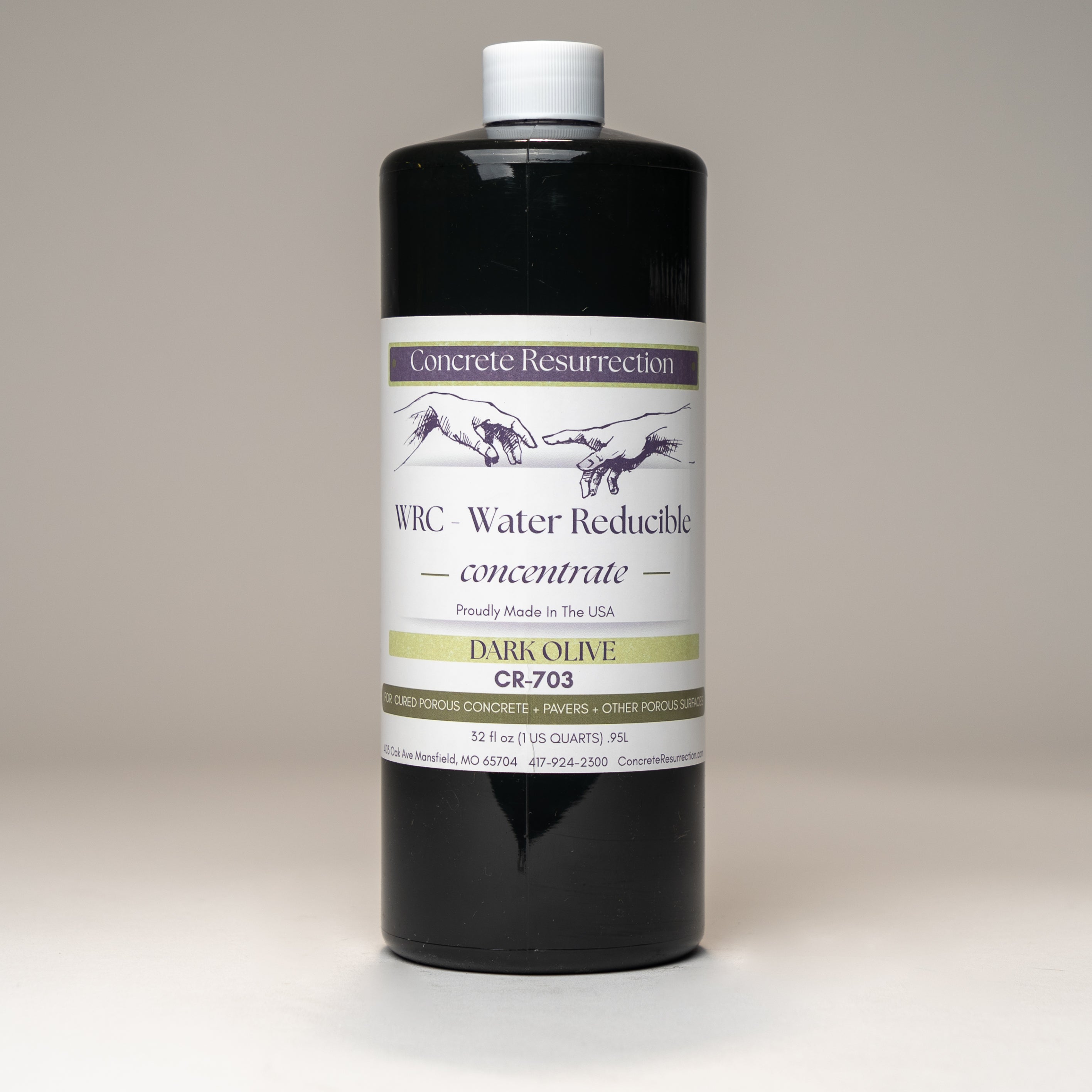 Water Reducible Concentrated (WRC) Concrete Stain