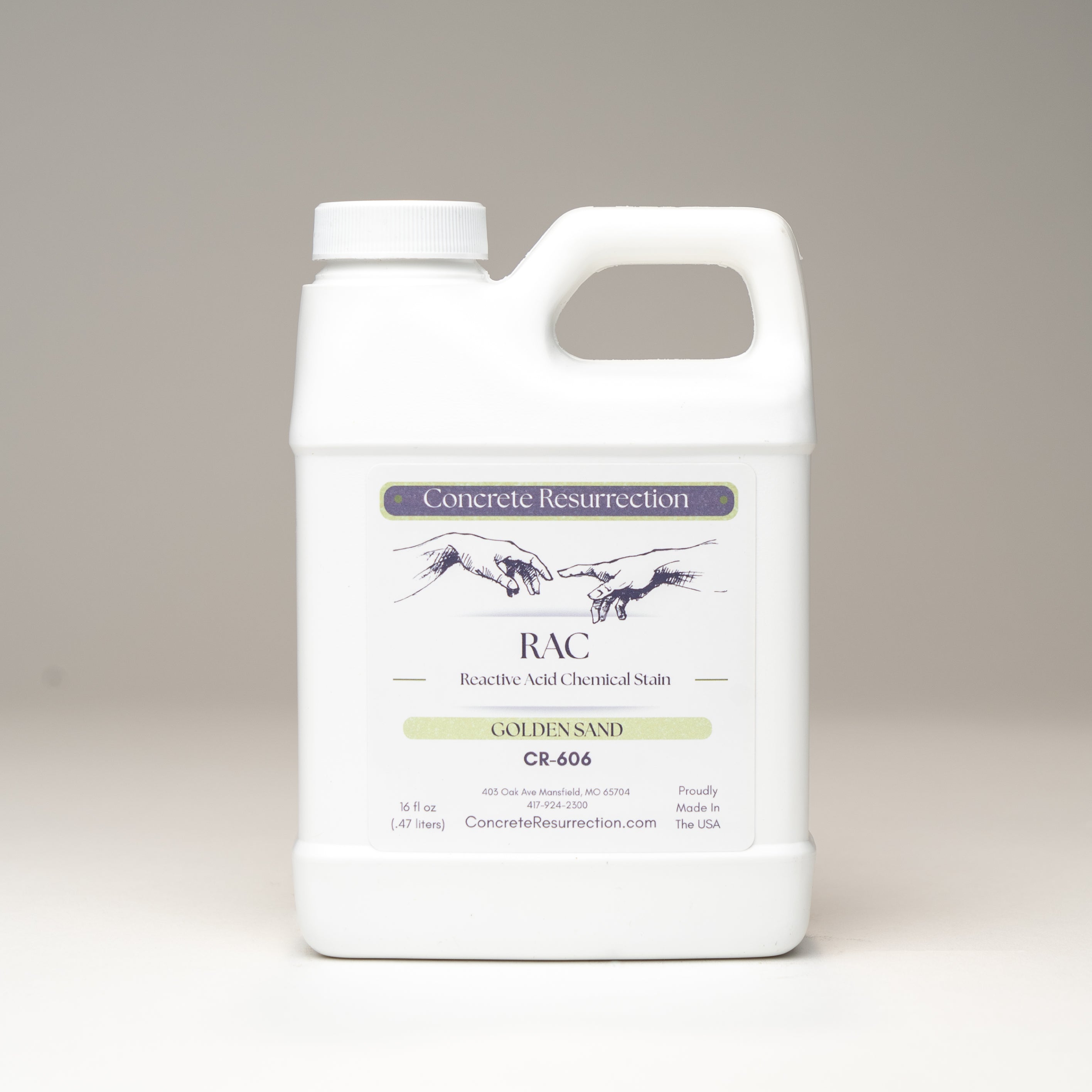Reactive Acid Chemical (RAC) Concrete Stain