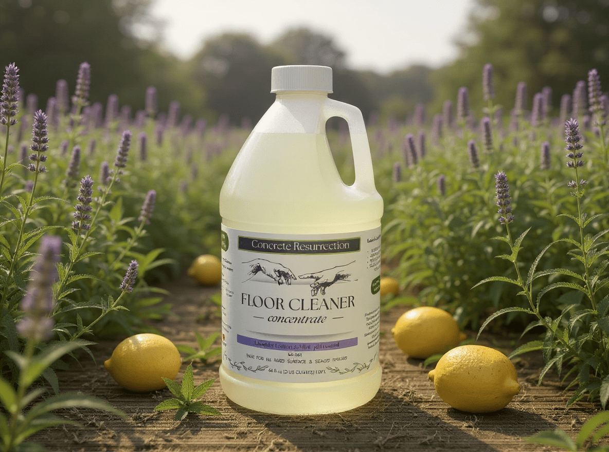 Clean Living Essentials Collection - Multi‑Surface Floor Cleaner - Concrete Resurrection