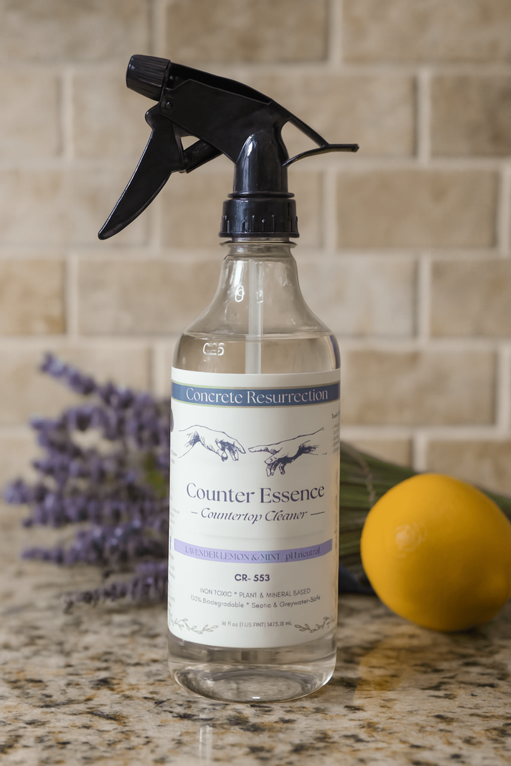 Clean Living Essentials Counter Essence Countertop Cleaner