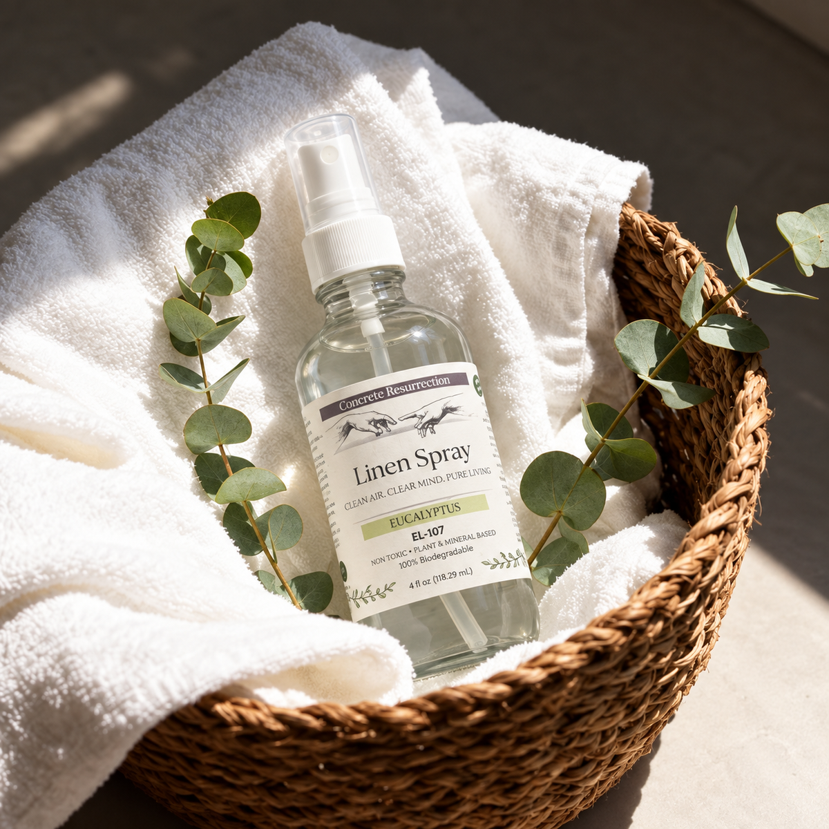 Clean Living Essentials Linen Spray