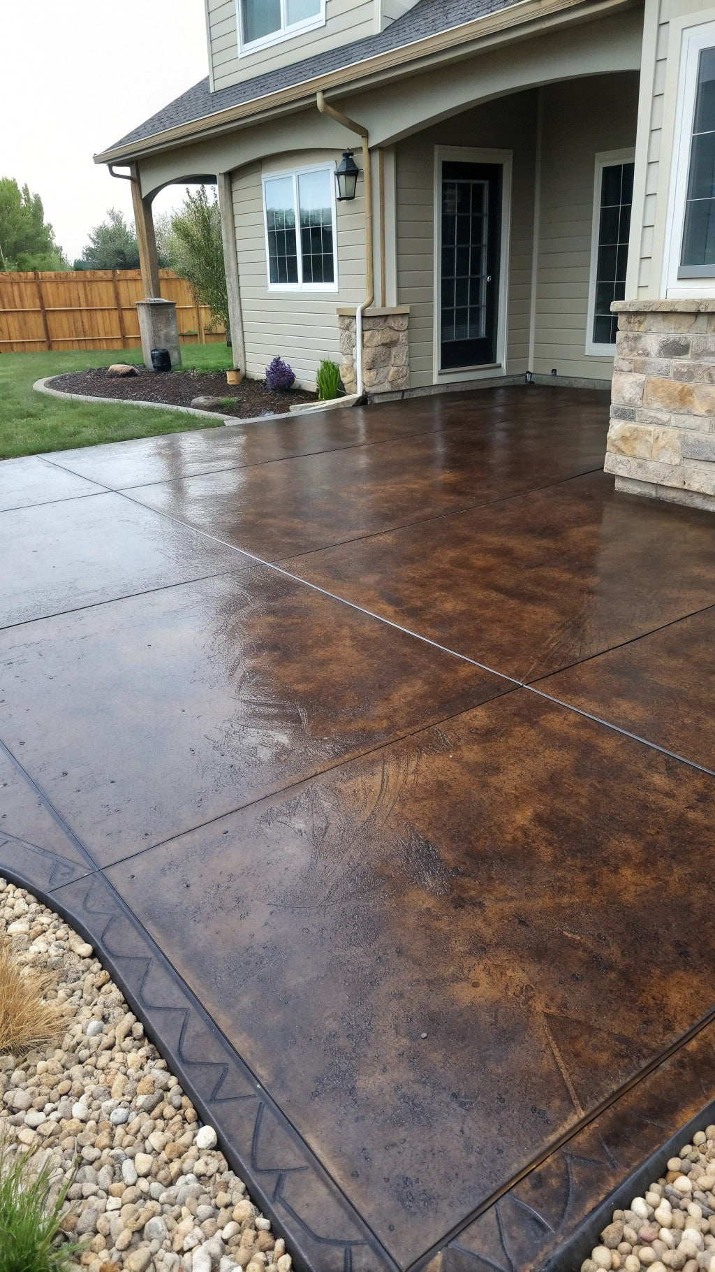 Reactive Acid Chemical (RAC) Concrete Stain