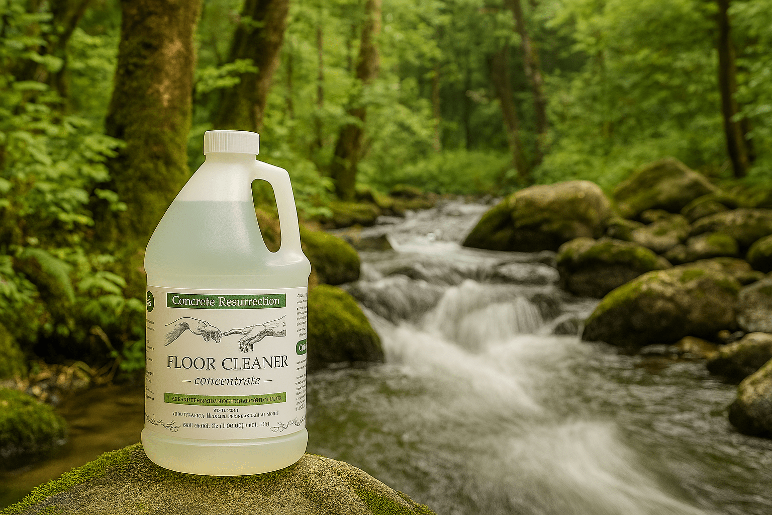 Clean Living Essentials Collection - Multi‑Surface Floor Cleaner - Concrete Resurrection