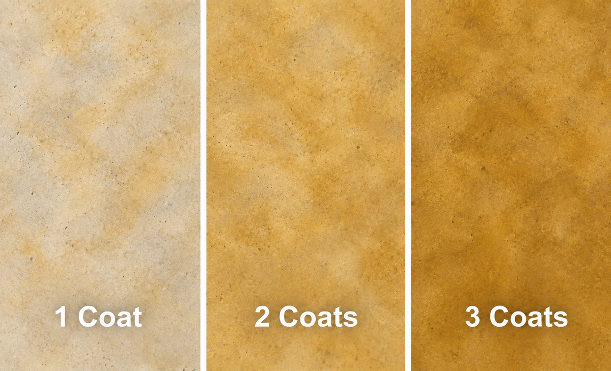 Water Reducible Concentrated (WRC) Concrete Stain