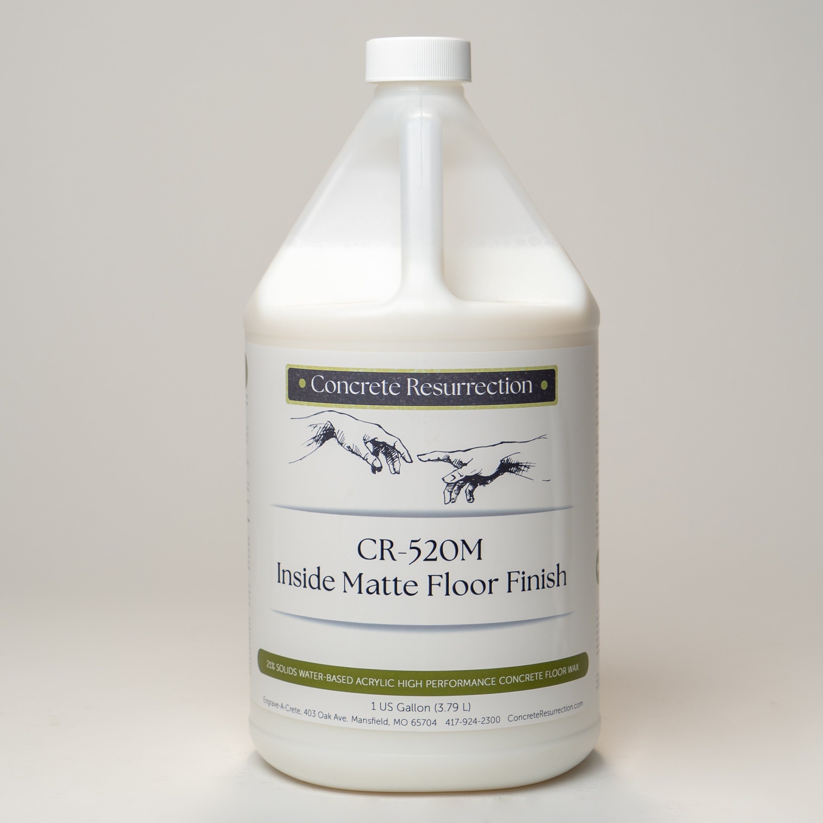 CR-520M Inside Matte Floor Finish - Interior Floor Protector