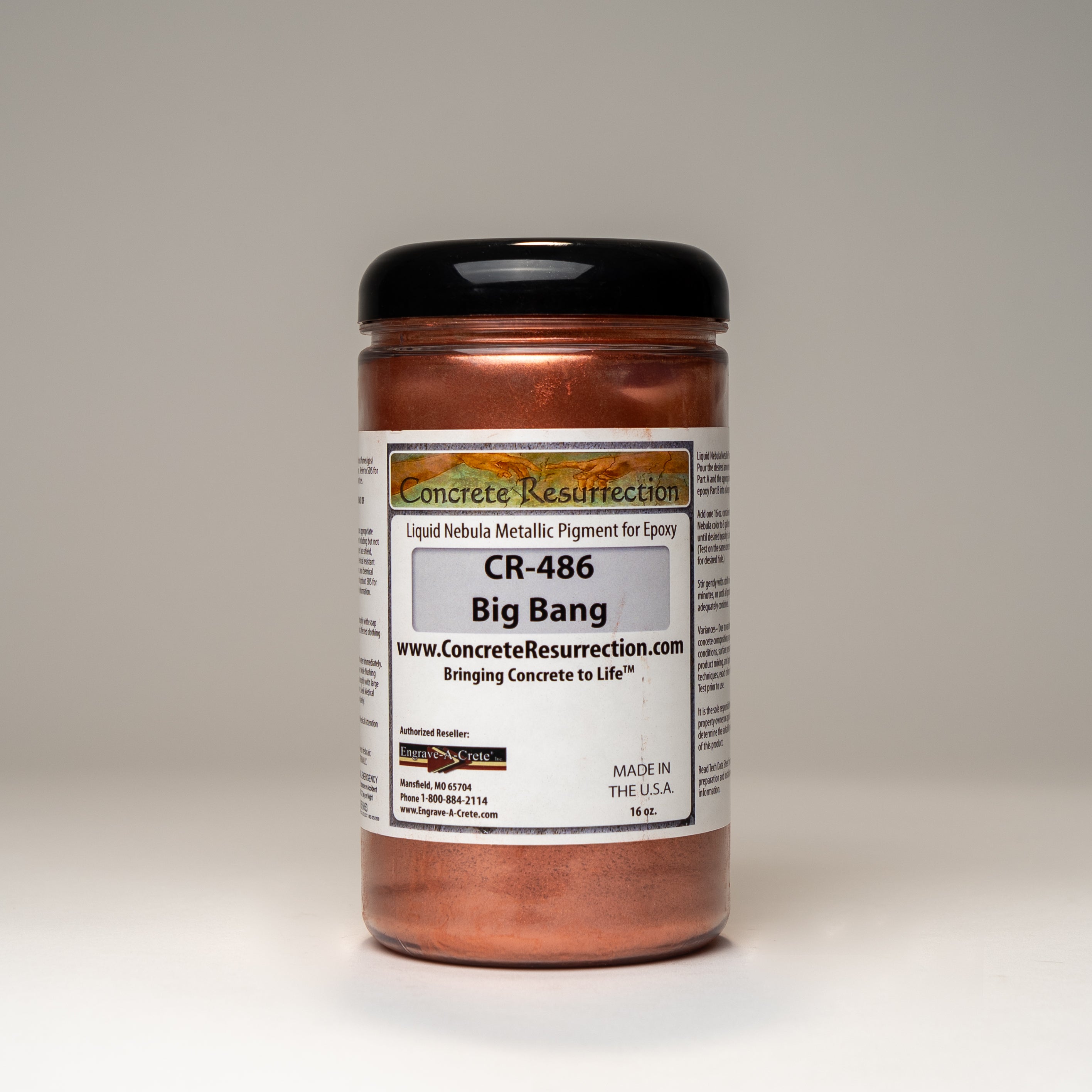 Liquid Nebula Metallic Epoxy Pigment for 3 Gallon KIt