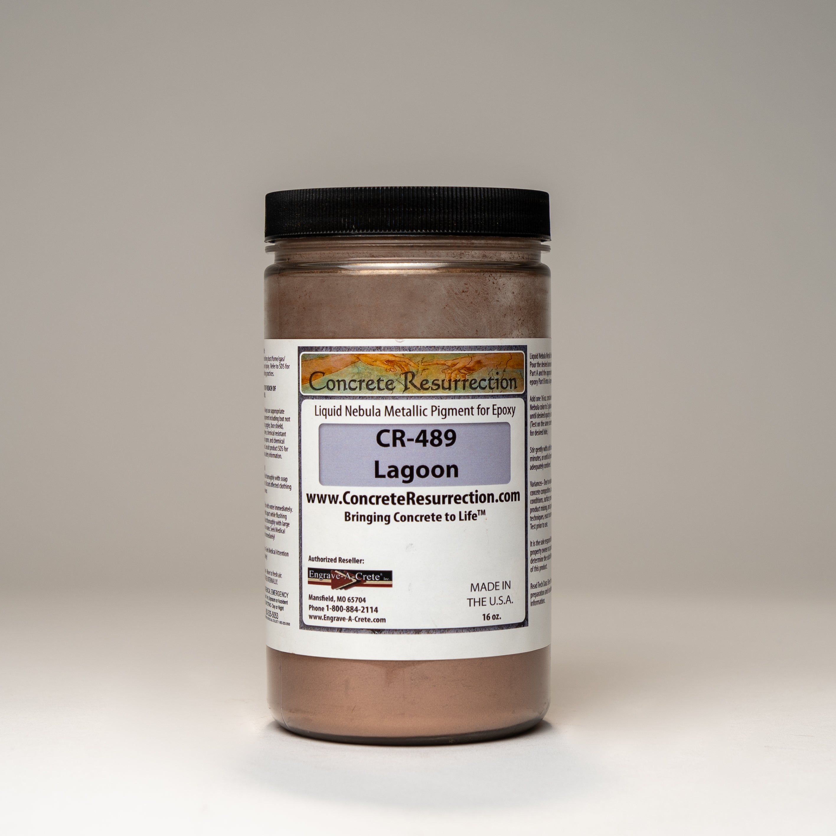 Liquid Nebula Metallic Epoxy Pigment for 3 Gallon KIt