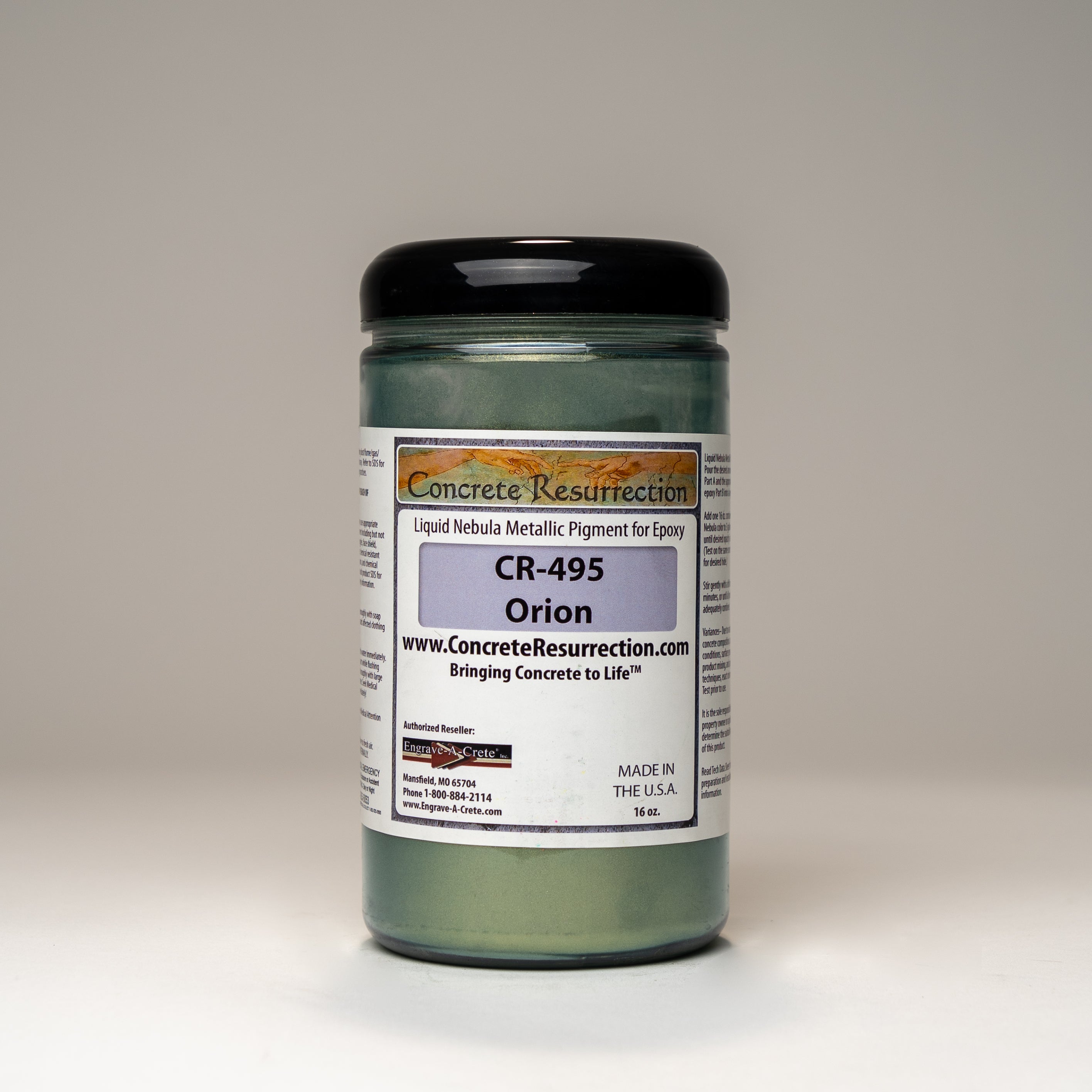 Liquid Nebula Metallic Epoxy Pigment for 3 Gallon KIt