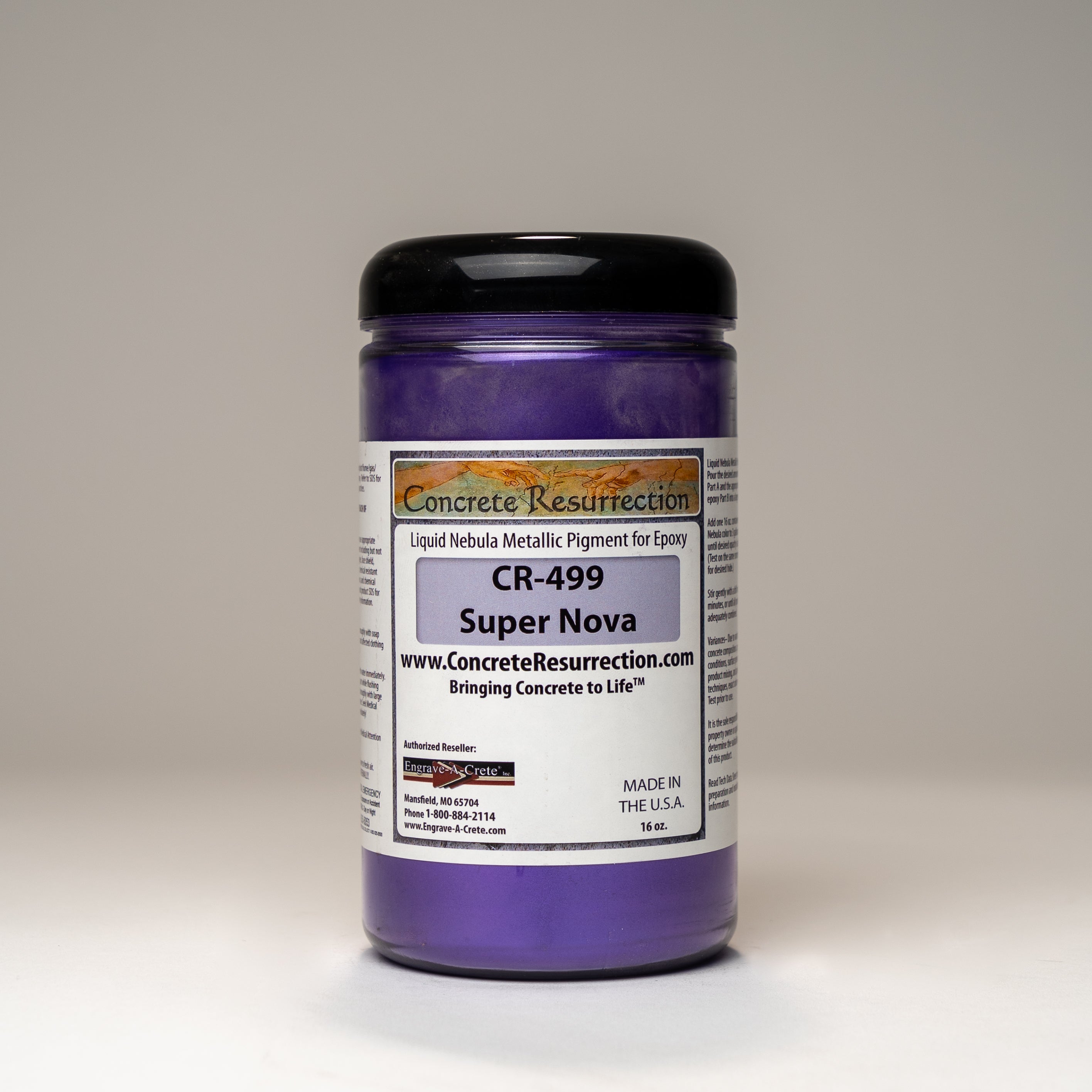 Liquid Nebula Metallic Epoxy Pigment for 3 Gallon KIt