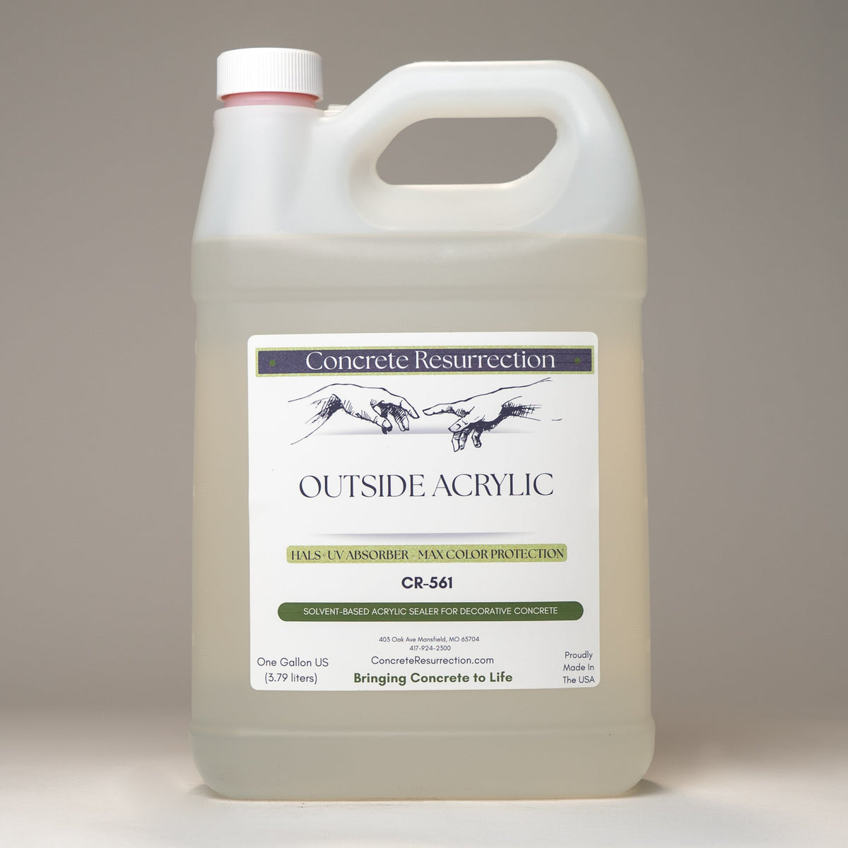 Outside Solvent Based Acrylic 400 VOC - Multiple Sizes Available