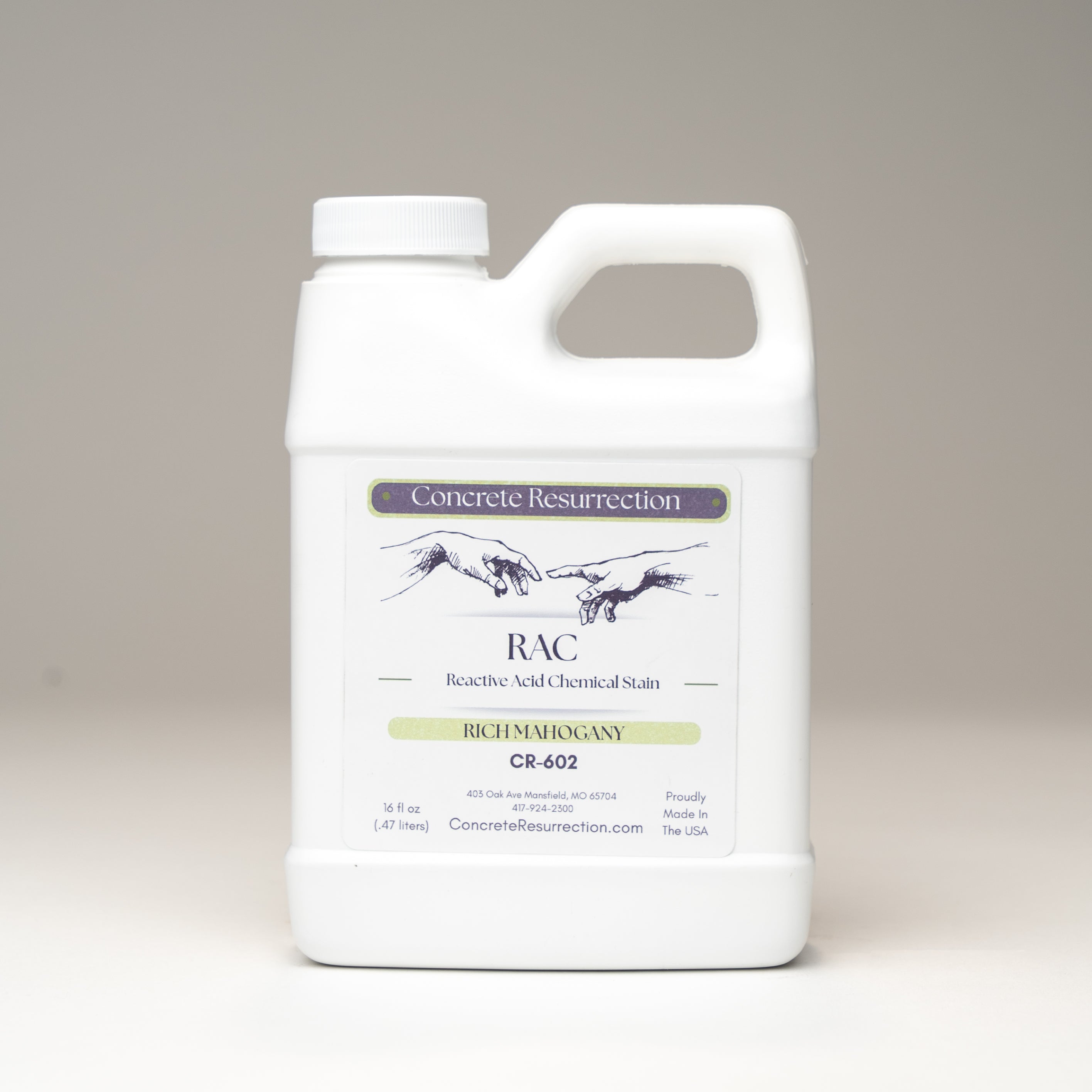 Reactive Acid Chemical (RAC) Concrete Stain