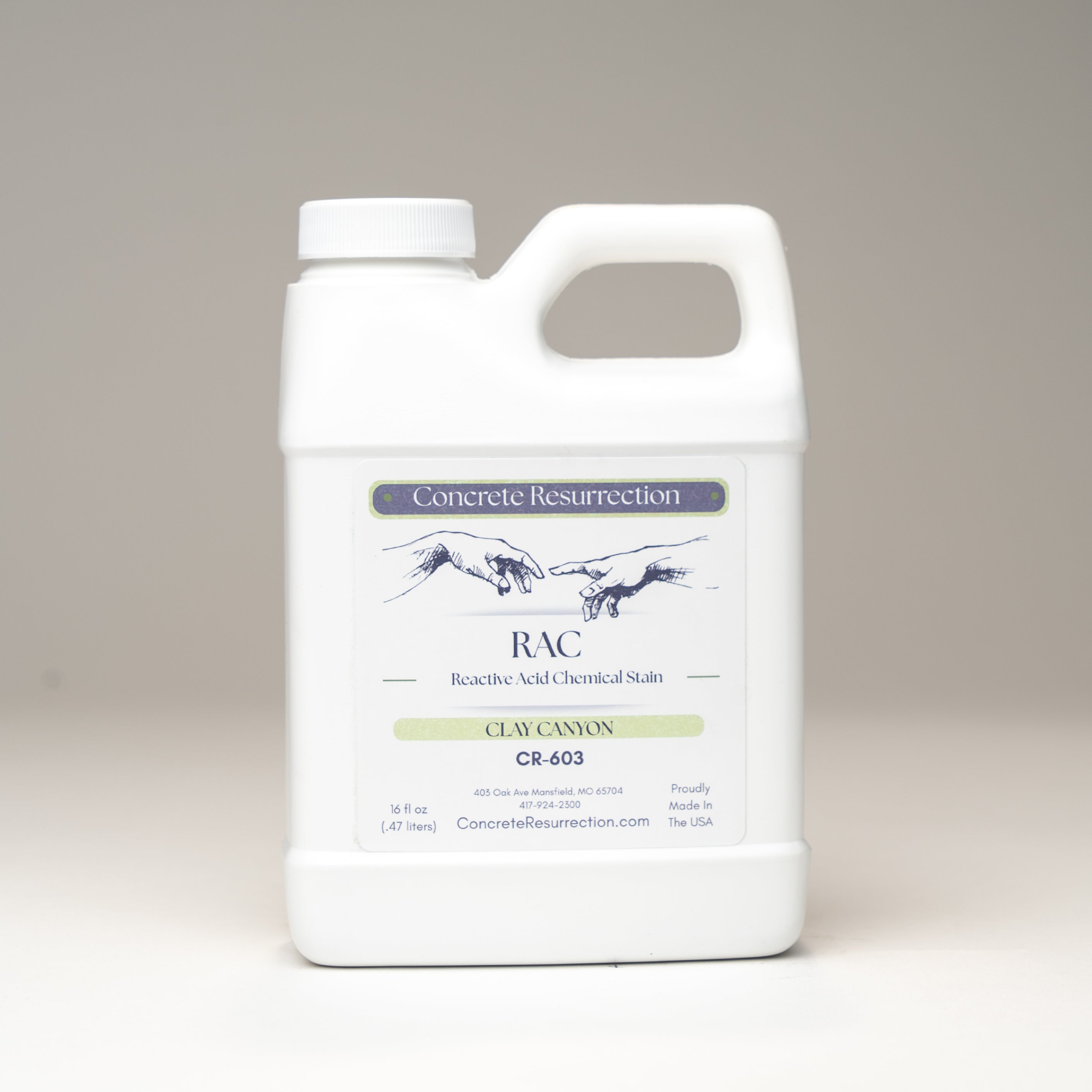 Reactive Acid Chemical (RAC) Concrete Stain