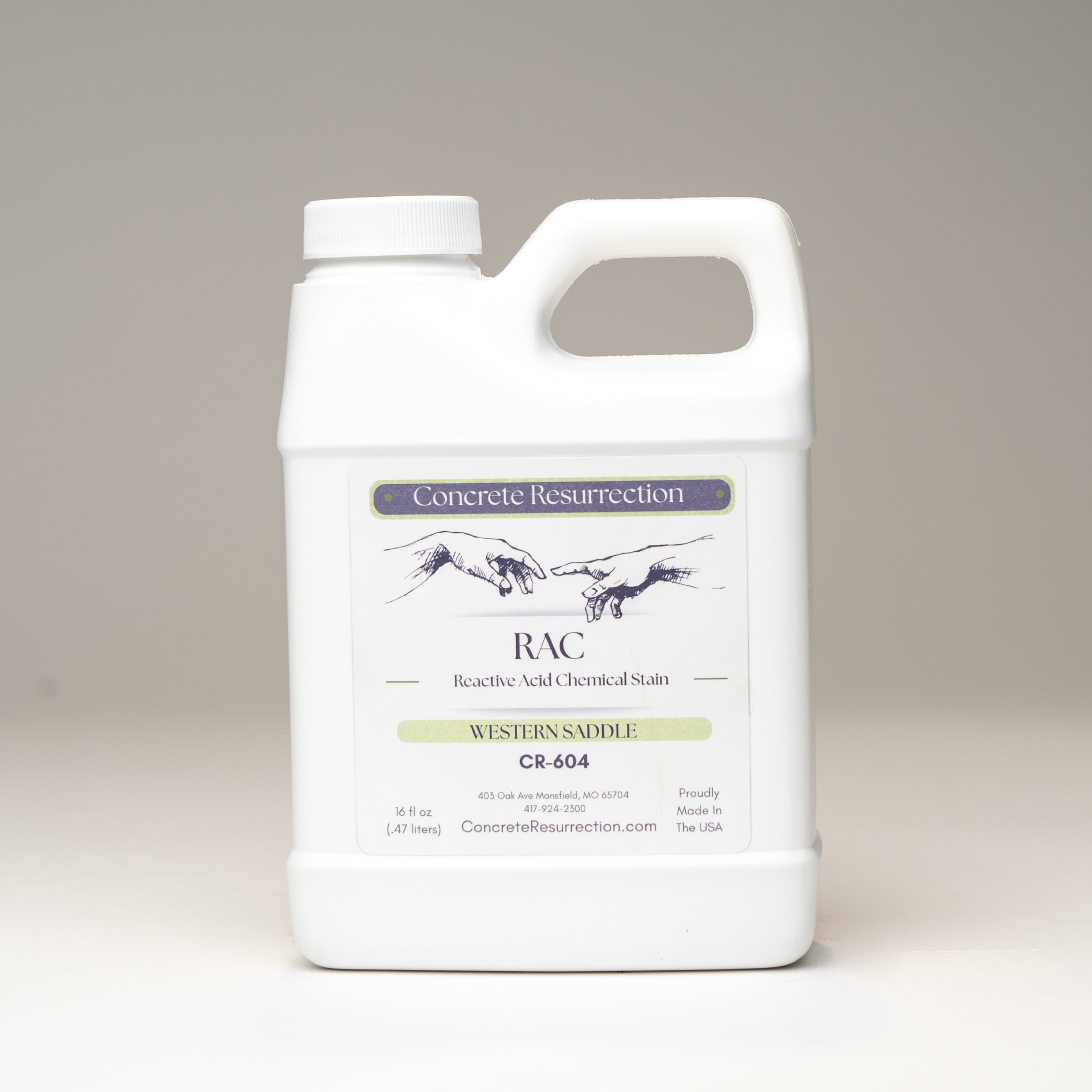 Reactive Acid Chemical (RAC) Concrete Stain