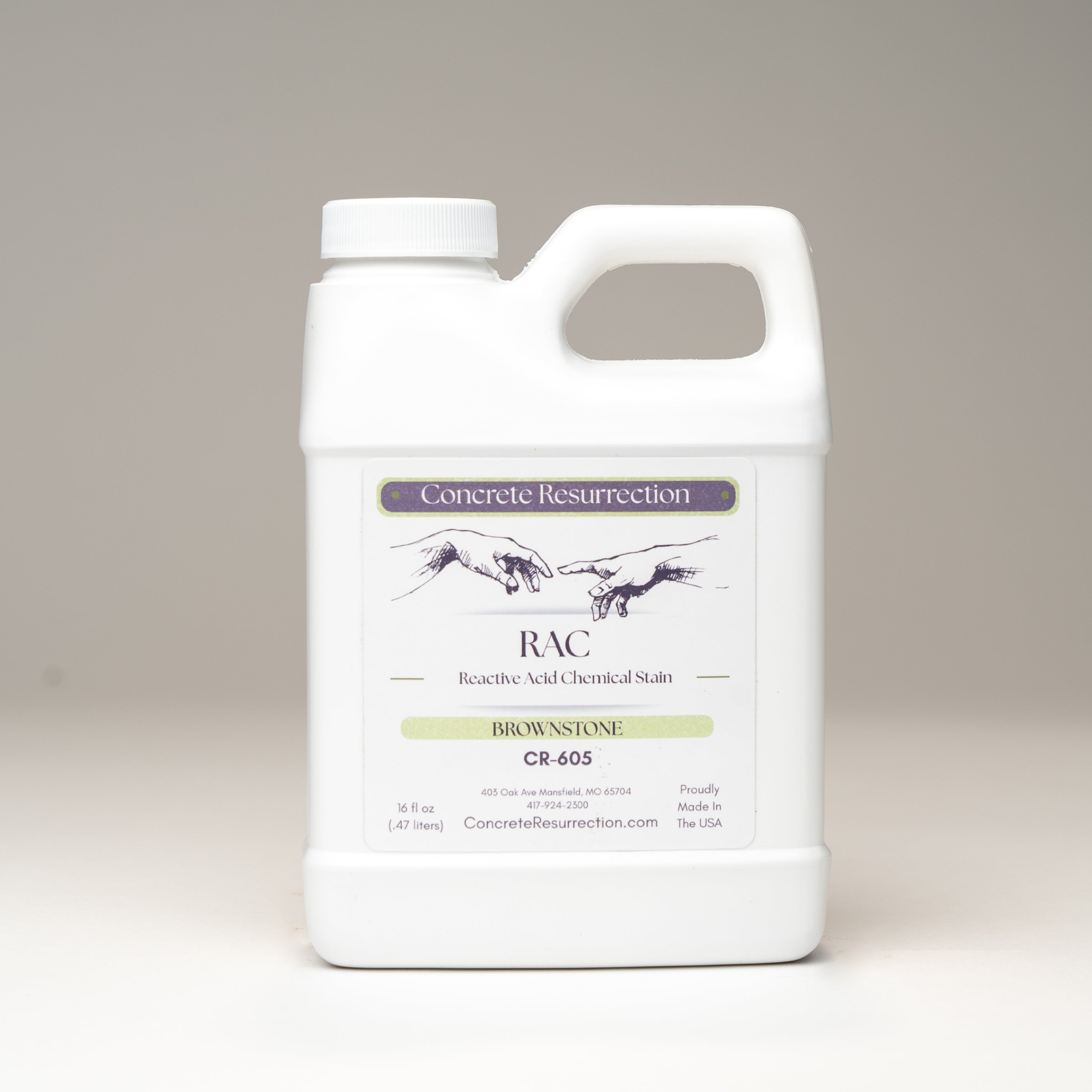Reactive Acid Chemical (RAC) Concrete Stain