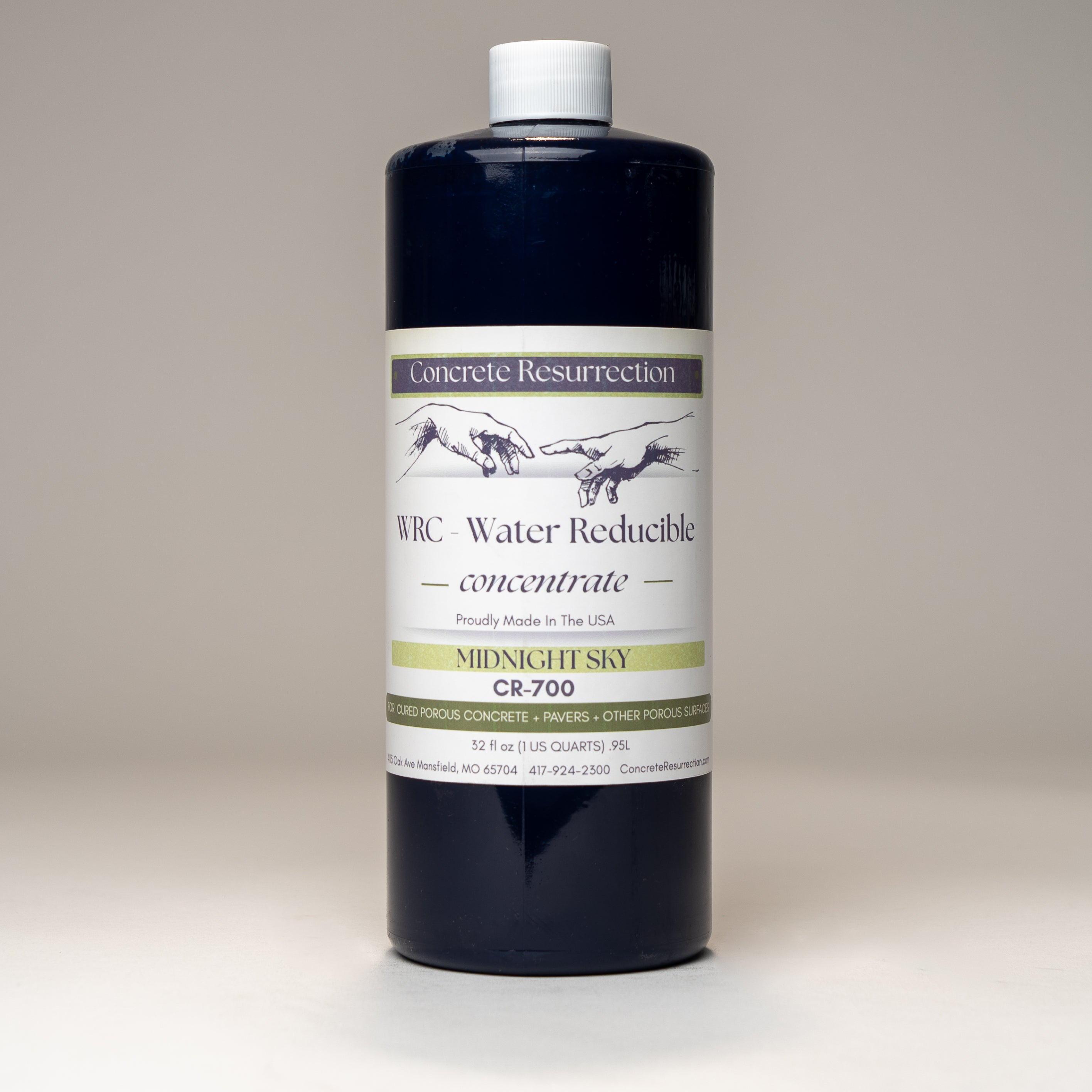 Water Reducible Concentrated (WRC) Concrete Stain