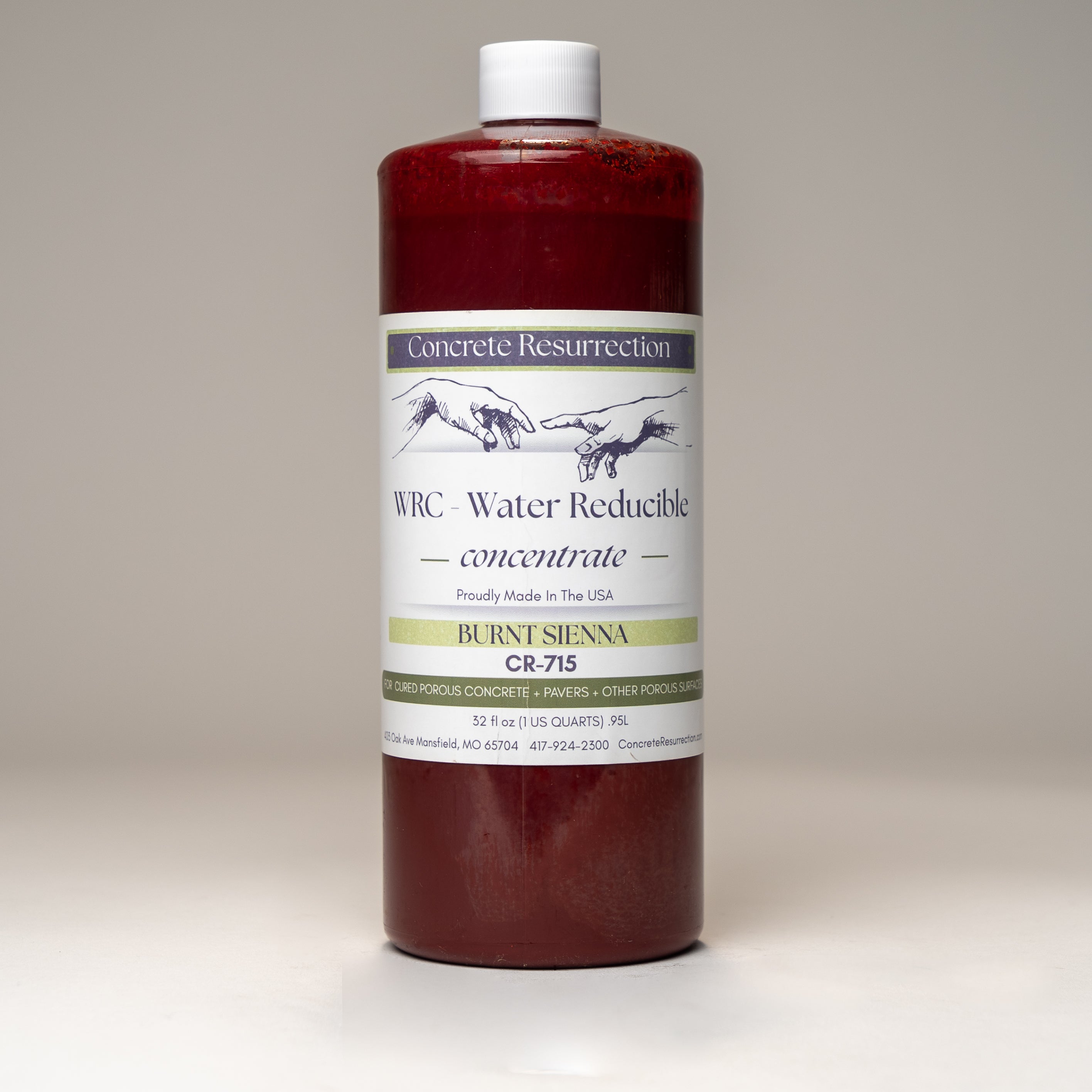 Water Reducible Concentrated (WRC) Concrete Stain