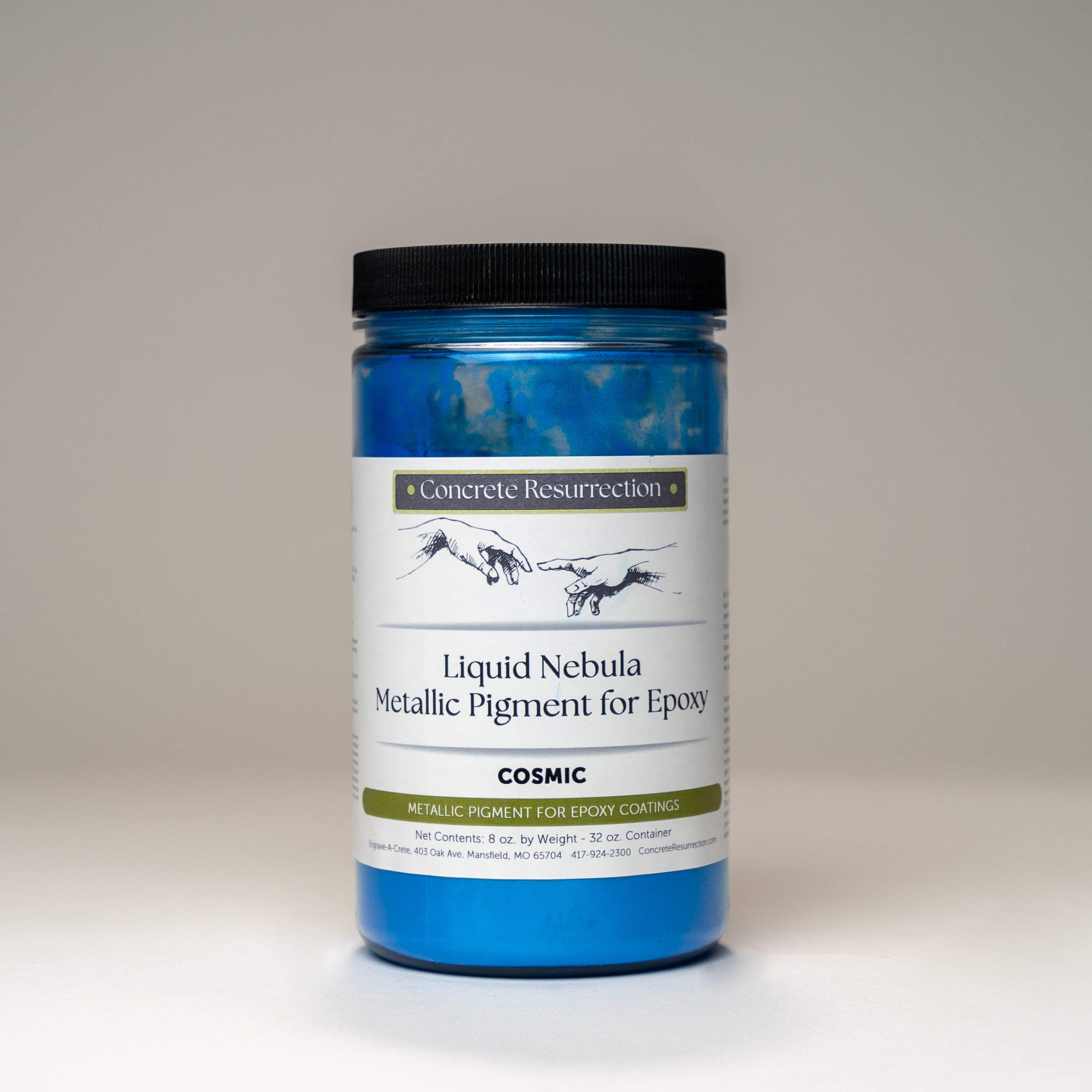 Liquid Nebula Metallic Epoxy Pigment for 3 Gallon KIt