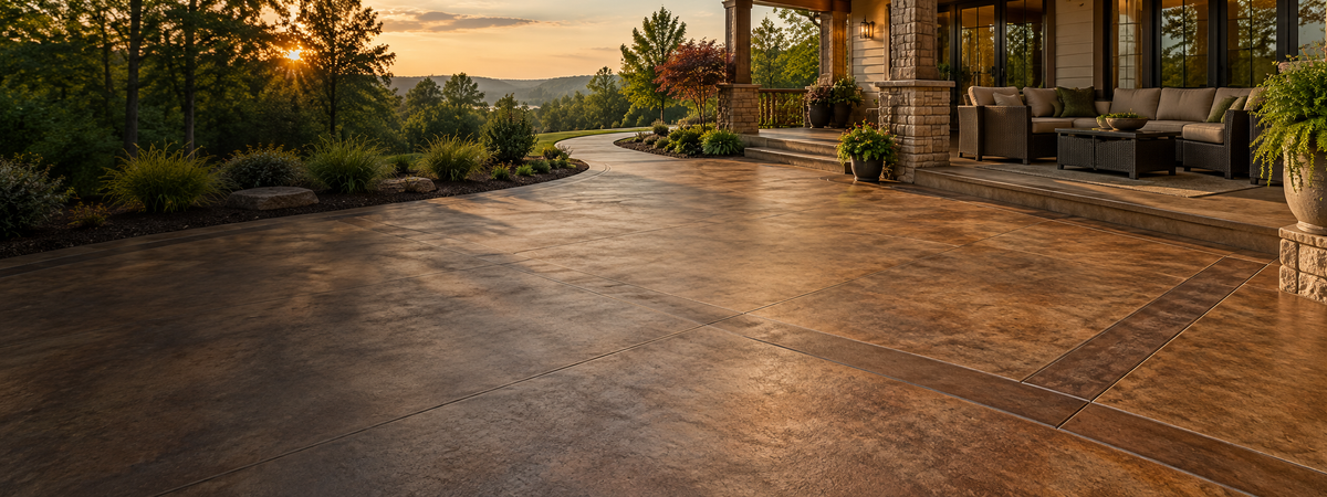 Color and Protect Exterior Concrete