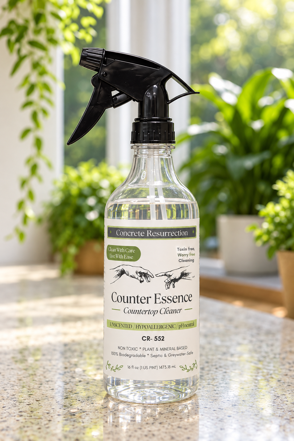 Clean Living Essentials Counter Essence Countertop Cleaner