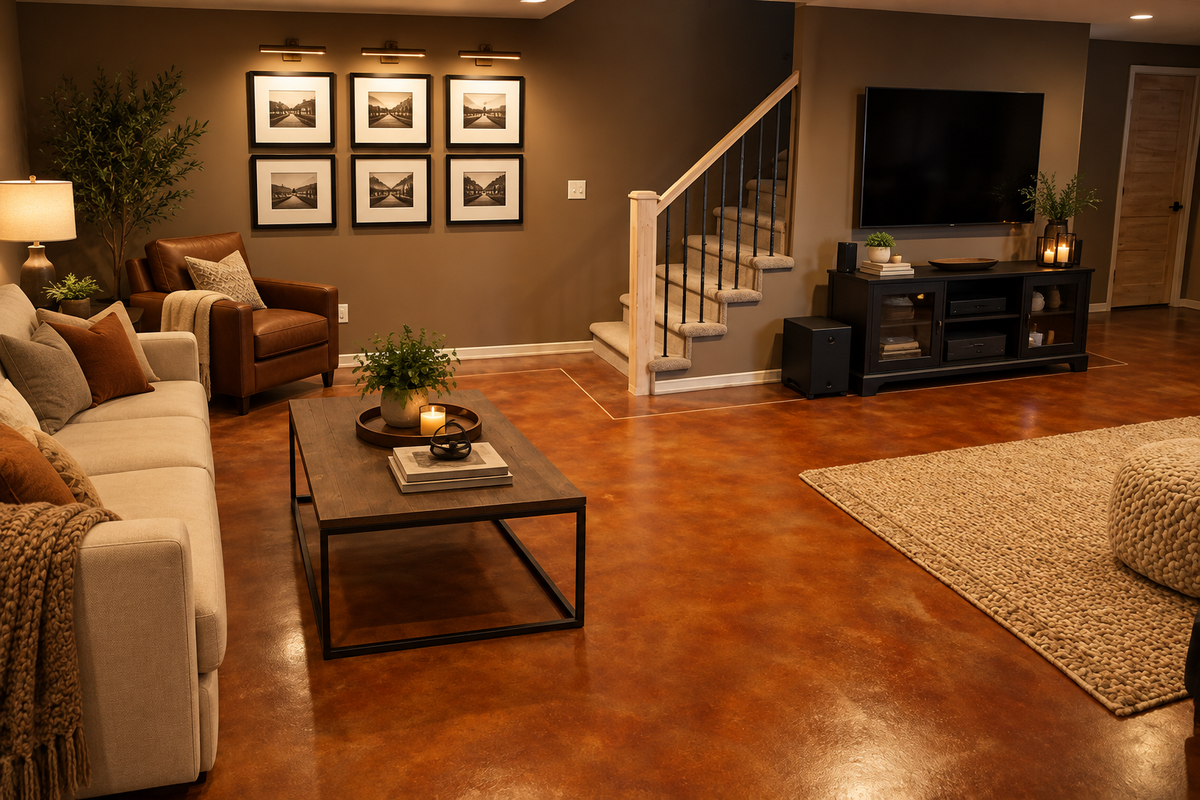 Reactive Acid Chemical (RAC) Concrete Stain