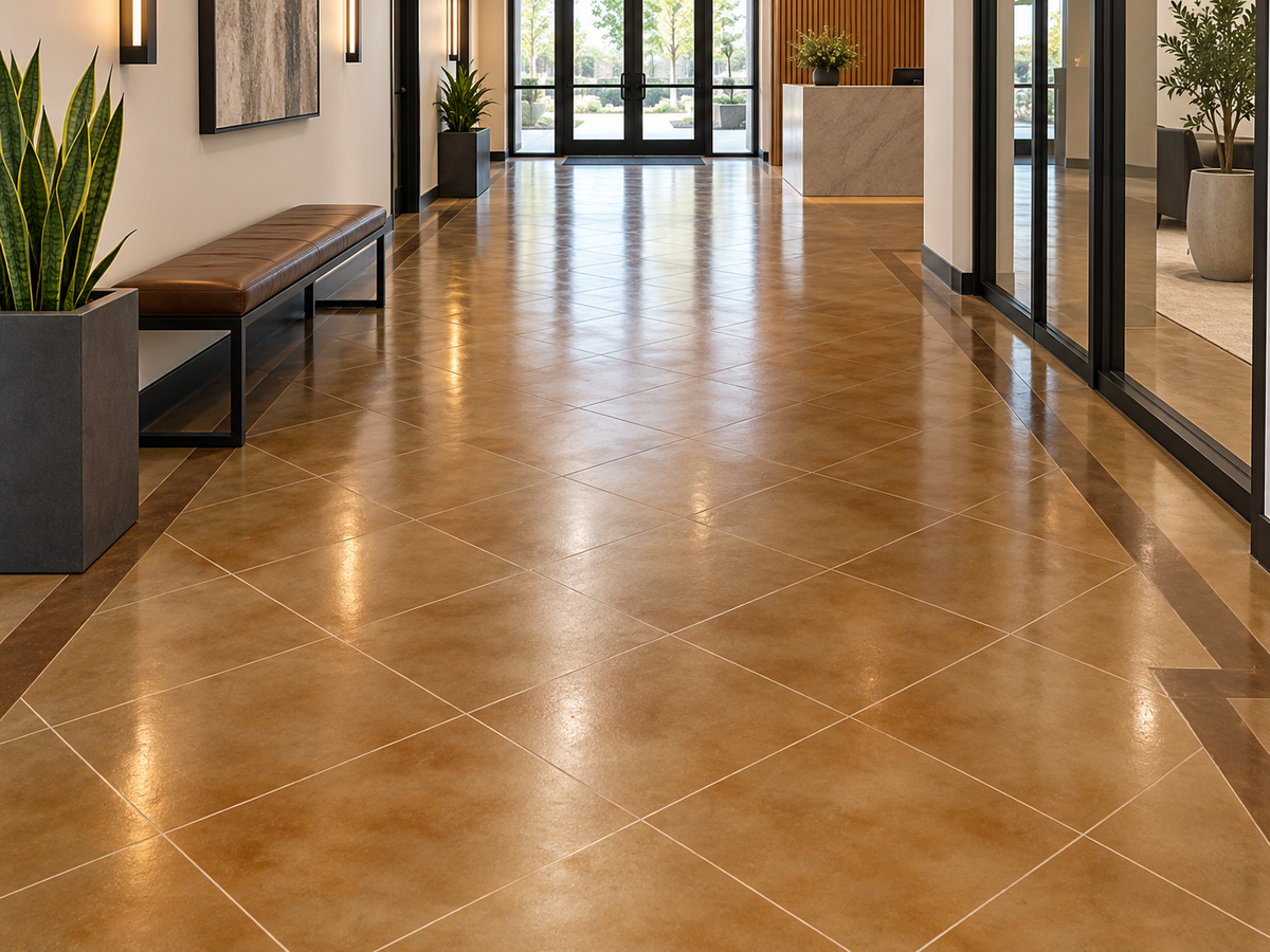 Reactive Acid Chemical (RAC) Concrete Stain