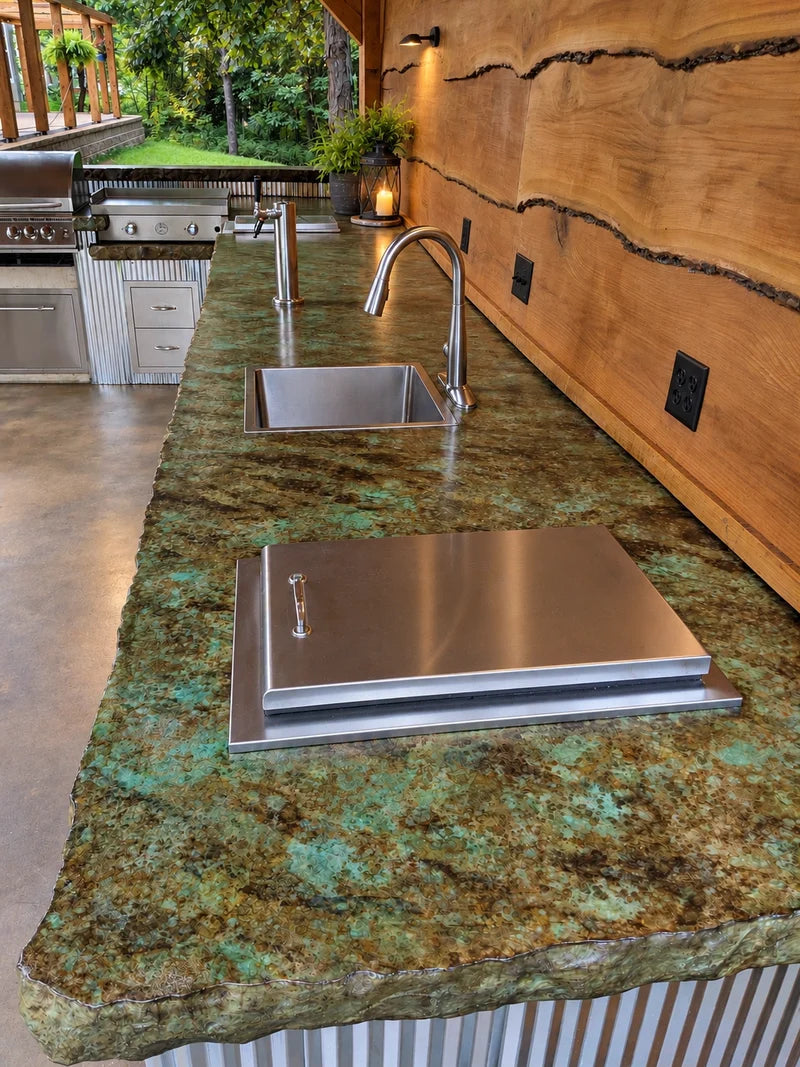 Reactive Acid Chemical (RAC) Concrete Stain