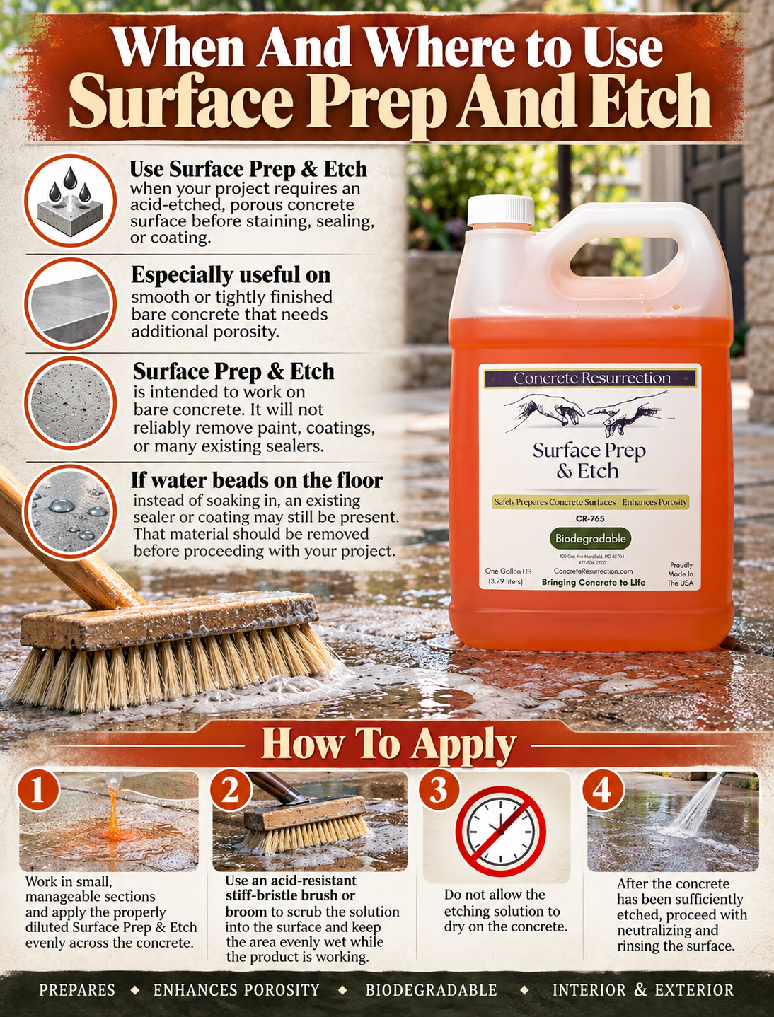 CR-765 Surface Prep & Etch