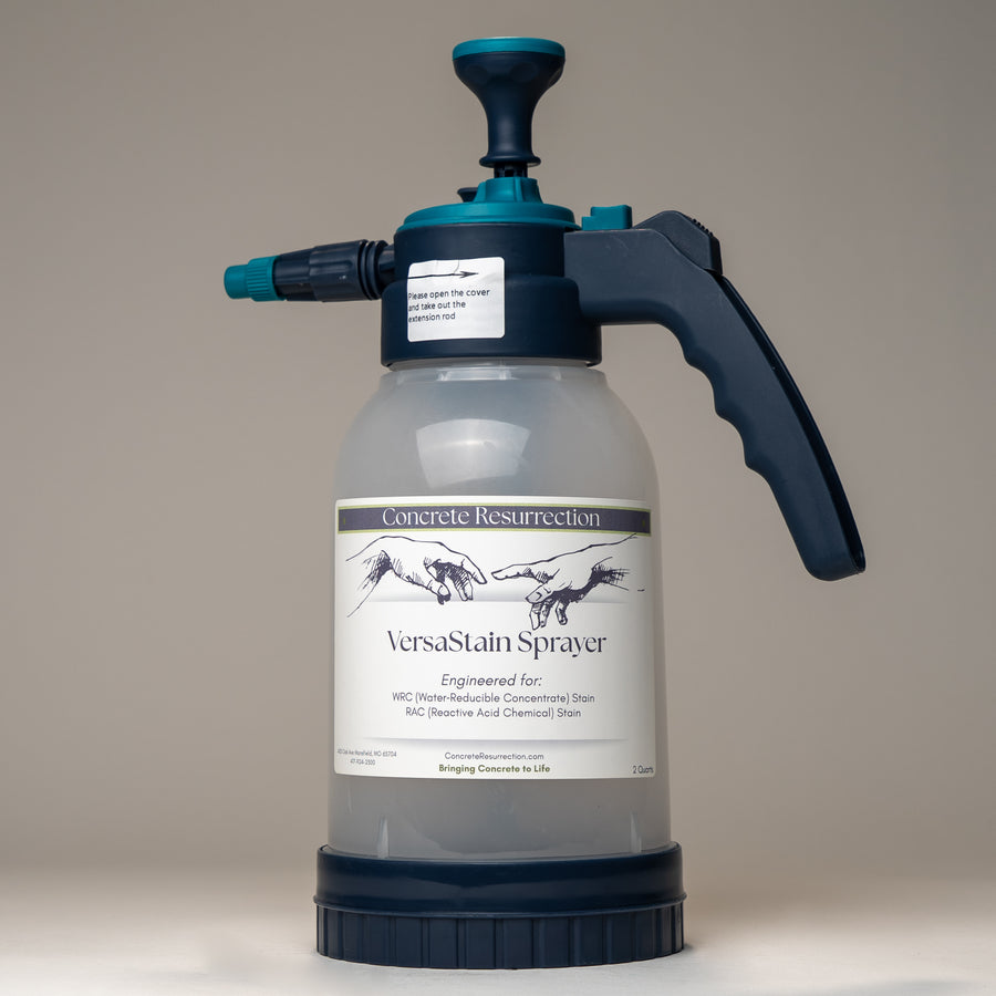 VersaStain 2Qt Sprayer  Concrete Stain Applicator for WRC Water Reducible & RAC Acid Stains