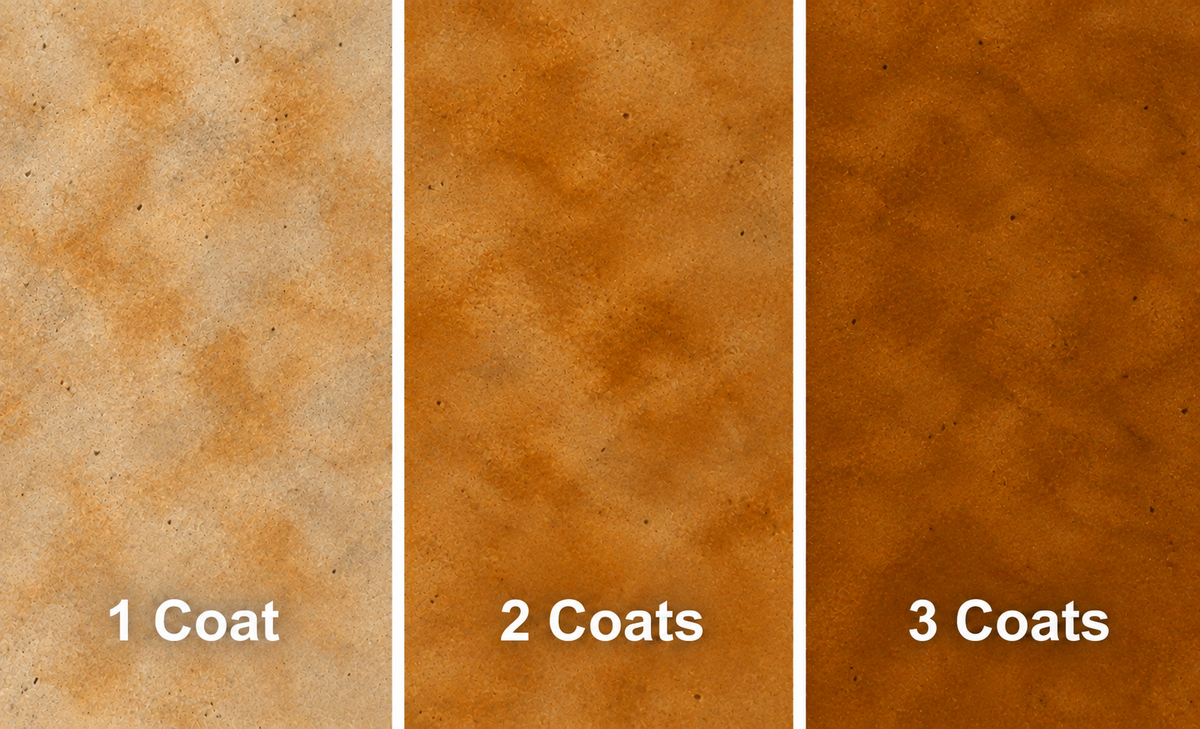 Water Reducible Concentrated (WRC) Concrete Stain