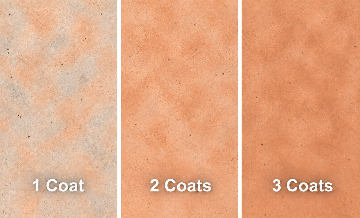 Water Reducible Concentrated (WRC) Concrete Stain