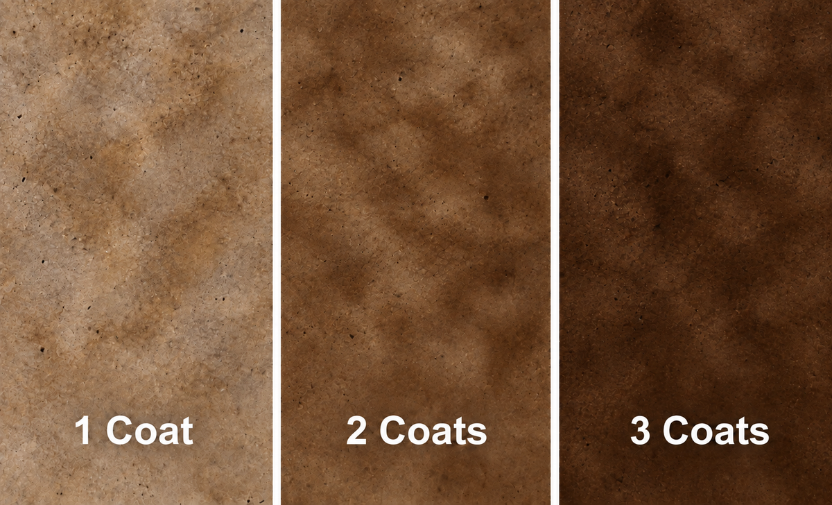 Water Reducible Concentrated (WRC) Concrete Stain