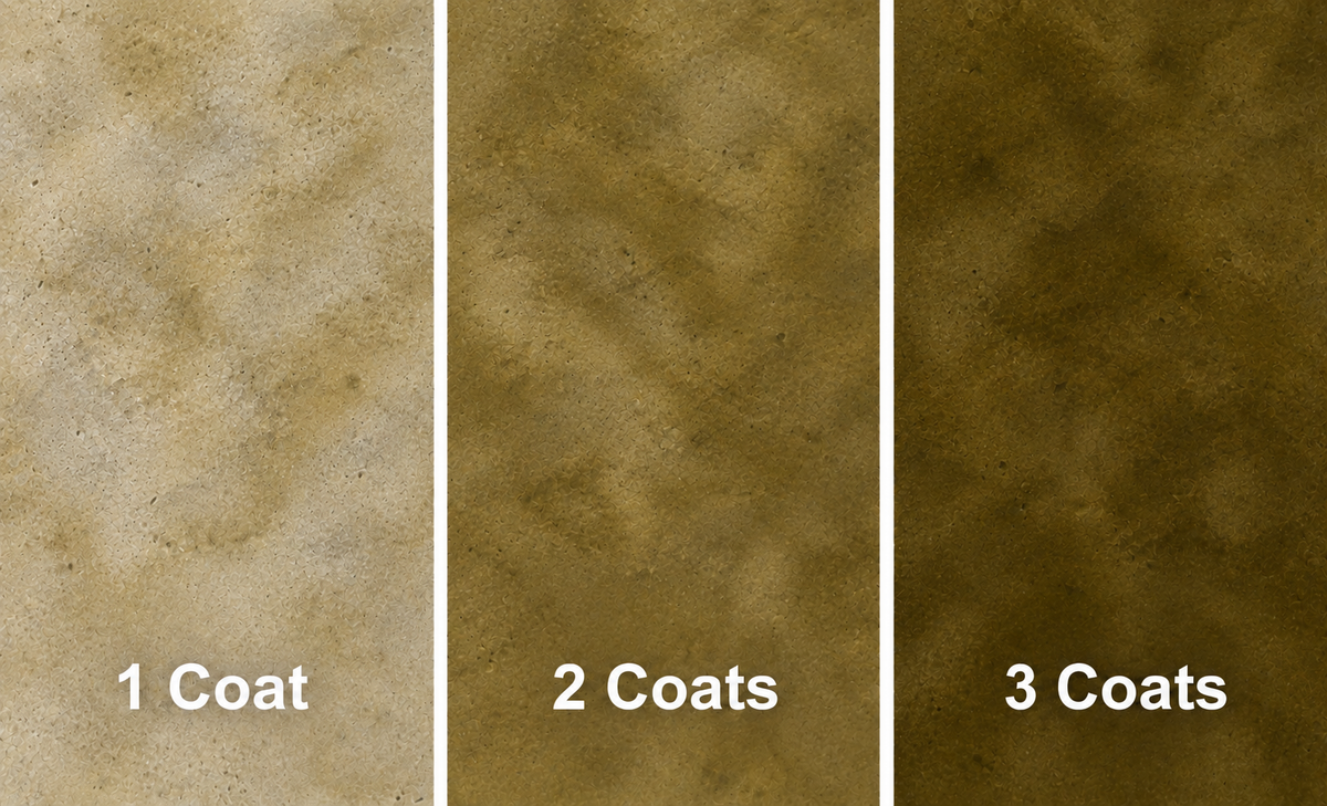 Water Reducible Concentrated (WRC) Concrete Stain