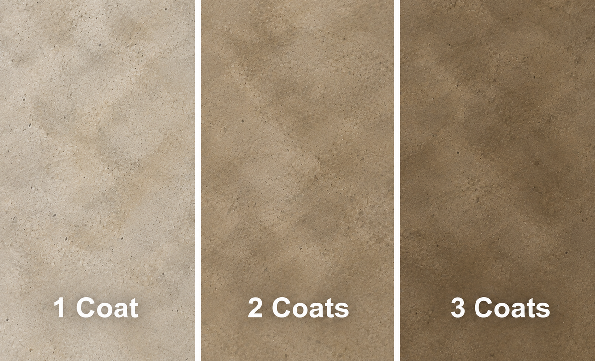 Water Reducible Concentrated (WRC) Concrete Stain