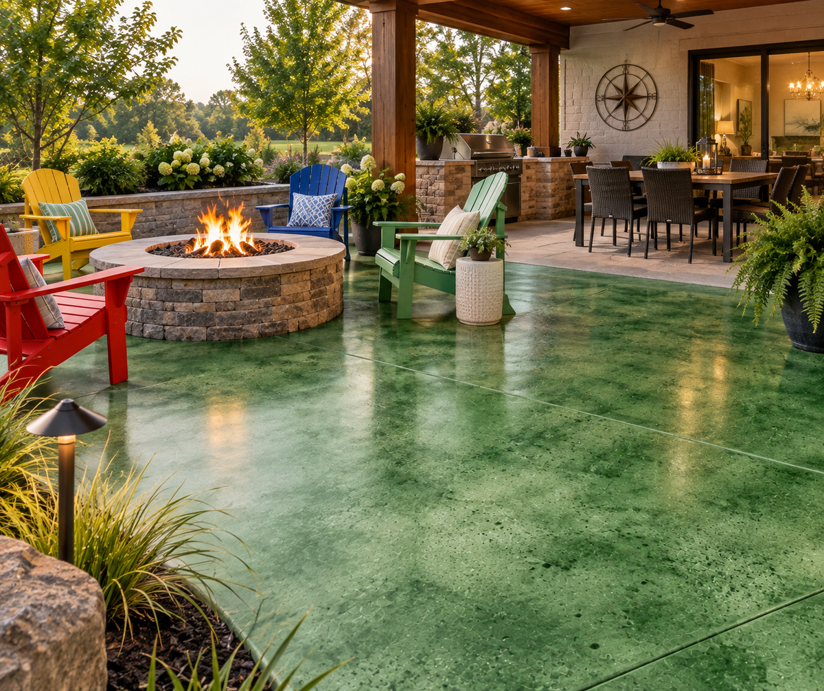 Water Reducible Concentrated (WRC) Concrete Stain
