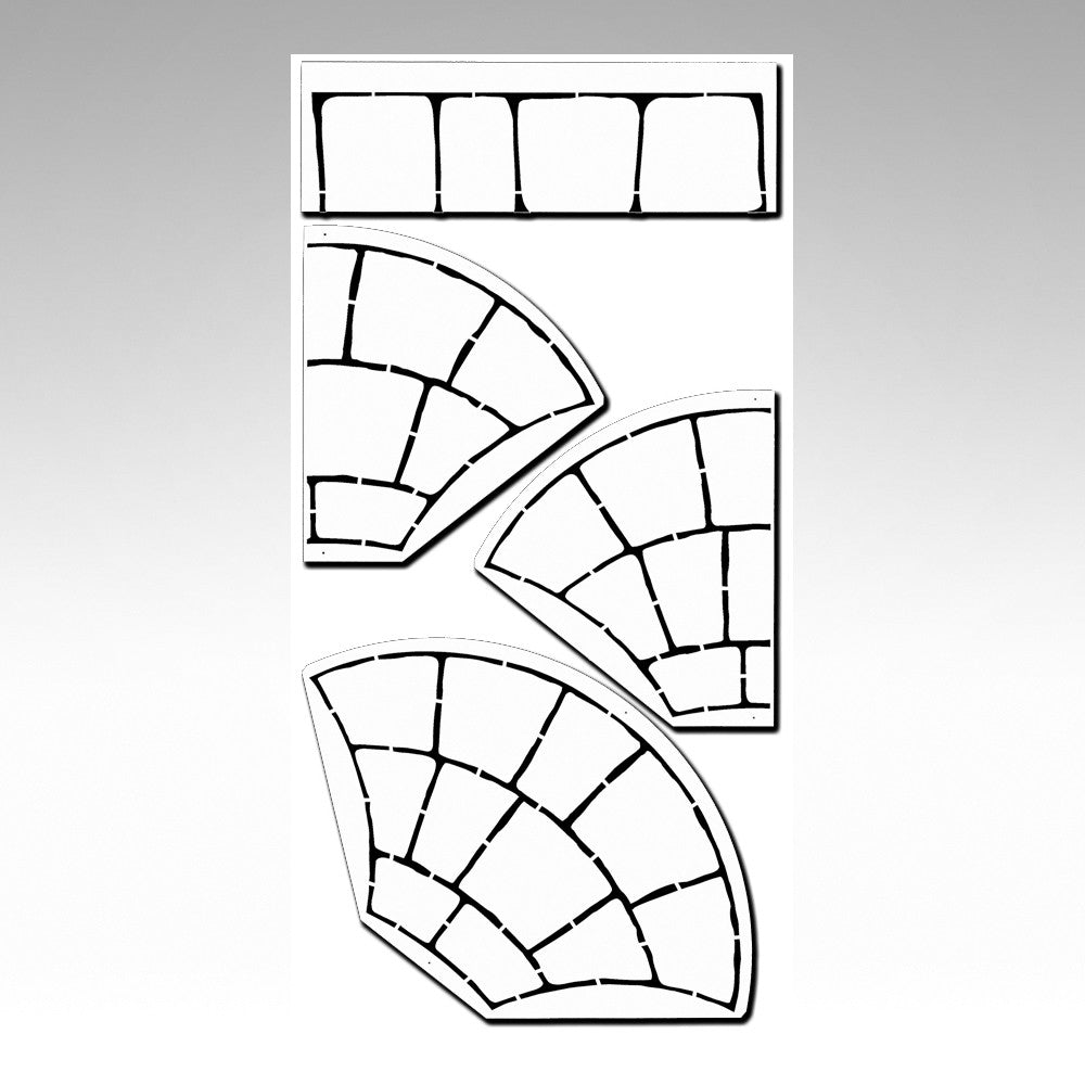 Cobblestone Fan Set - Large
