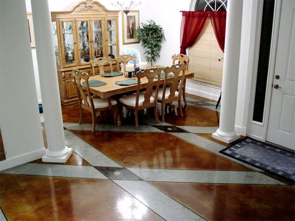 Reactive Acid Chemical (RAC) Concrete Stain