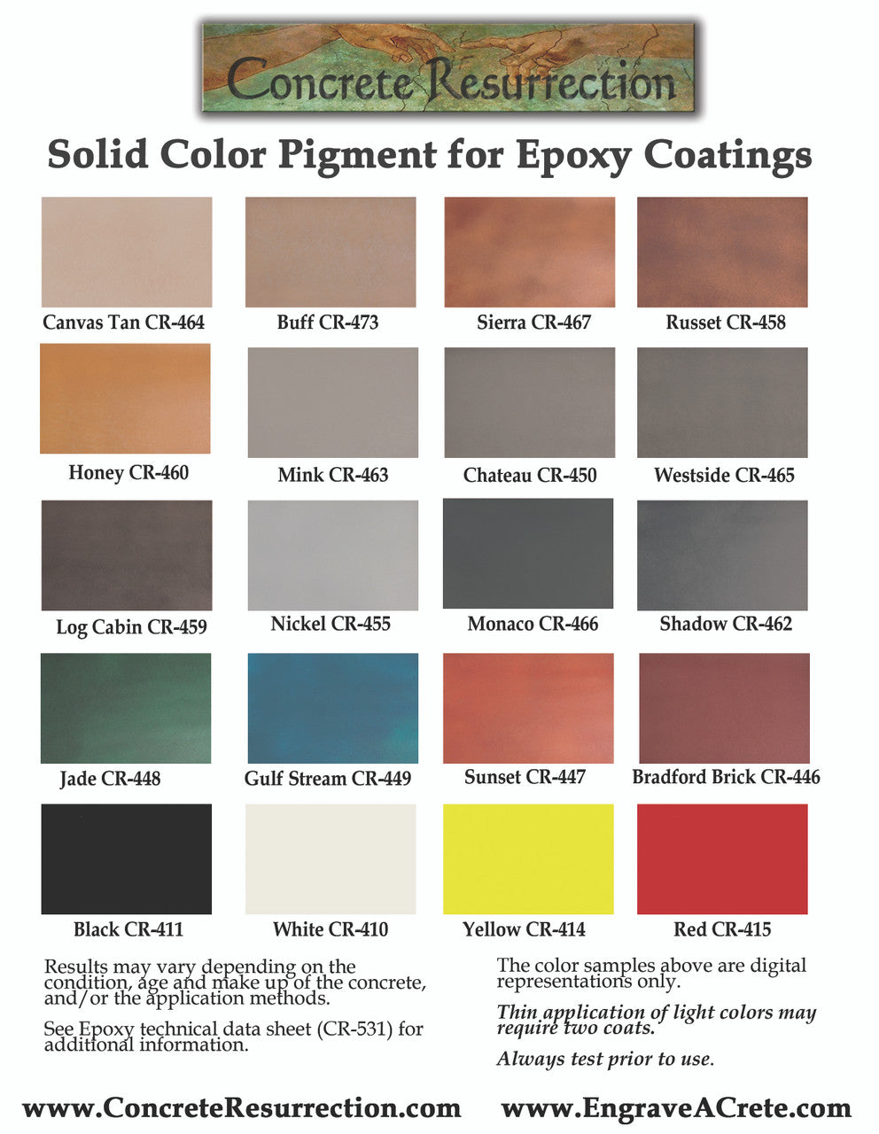 Epoch Color Solid Color Epoxy Pigment